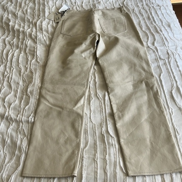 Agolde Recycled Leather 90s Pinch Waist Pants - Picture 6 of 13